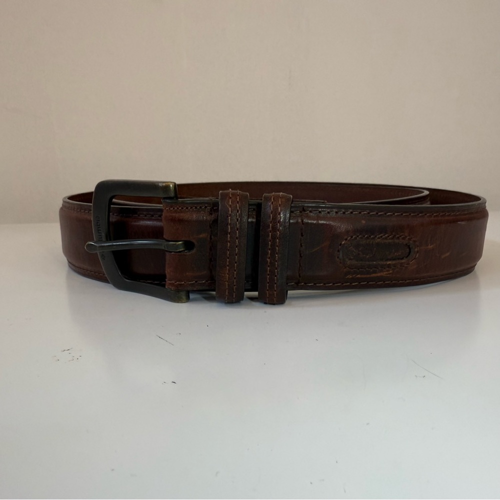 Columbia Classic Brown Belt Genuine Leather Men's Size 34 work attire